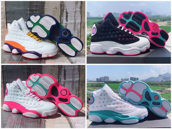 2020 new arrival jumpman 13 xiii gs playground hyper pink aurora green 13s women men basketball shoes retro sports shoes size 36-47, Black
2020 new arrival jumpman 13 xiii gs playground hyper pink aurora green 13s women men basketball shoes retro sports shoes size 36-47, Black