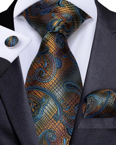 men tie gold blue paisley wedding silk tie for men designer fashion business party set handkerchief and cufflinks mj-7183, Black;gray
men tie gold blue paisley wedding silk tie for men designer fashion business party set handkerchief and cufflinks mj-7183, Black;gray
