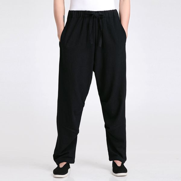 black chinese men's traditional wu shu trousers cotton linen pant leisure loose pants m xl xxl xxxl wns031802
black chinese men's traditional wu shu trousers cotton linen pant leisure loose pants m xl xxl xxxl wns031802