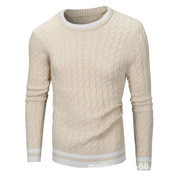 men twisted knitted sweater 2020 autumn new men's casual knitted o-neck pullover sweaters long-sleeved multi-color sweaters, White;black
men twisted knitted sweater 2020 autumn new men's casual knitted o-neck pullover sweaters long-sleeved multi-color sweaters, White;black