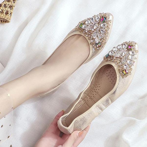 women flats shoes ballerina loafers lady slip on crystal casual moccasins pointed toe soft peas shallow single shoe plus size 43, Black
women flats shoes ballerina loafers lady slip on crystal casual moccasins pointed toe soft peas shallow single shoe plus size 43, Black