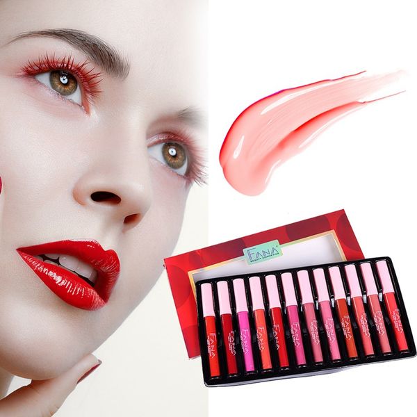 12шт beauty lip gloss set matte liquid lipstick smooth lip придерживайтесь долговечны водонепроницаемый косметический макияж kit
12шт beauty lip gloss set matte liquid lipstick smooth lip придерживайтесь долговечны водонепроницаемый косметический макияж kit