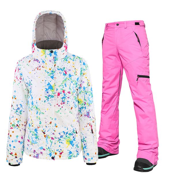 2020 new ski suit women's snowboard jacket winter outdoor single board, double ski jacket + pants waterproof good quality fr
2020 new ski suit women's snowboard jacket winter outdoor single board, double ski jacket + pants waterproof good quality fr