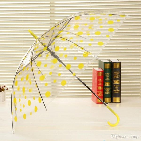 factory supply printed transparent dot long handle umbrella eco-friendly matte color transparent waterproof 5 colors umbrella dh0808
factory supply printed transparent dot long handle umbrella eco-friendly matte color transparent waterproof 5 colors umbrella dh0808