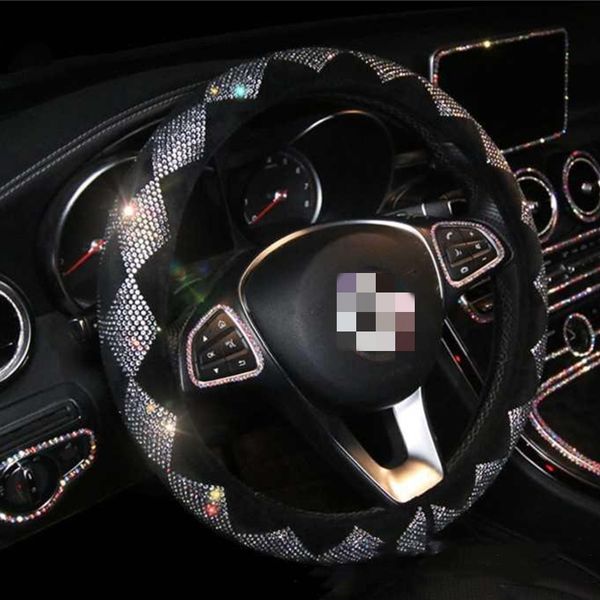 luxury steering wheel cover bling bling rhinestones crystals car handcraft steering wheel covers leather for girls women
luxury steering wheel cover bling bling rhinestones crystals car handcraft steering wheel covers leather for girls women