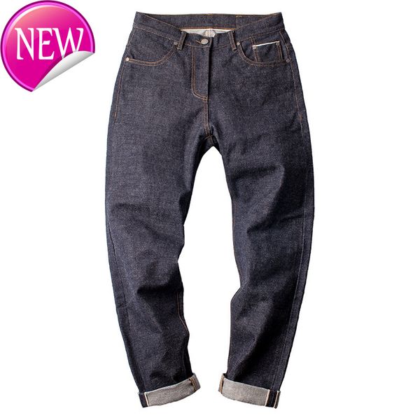 2020 new selvedge denim jeans men regular straight fit japanese style unwashed jeans streetwear, Blue
2020 new selvedge denim jeans men regular straight fit japanese style unwashed jeans streetwear, Blue