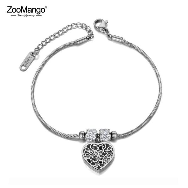 zoomango vintage cz crystal & heart charm bracelets bangle for women stainless steel snake chain bohemia beach bracelet zb19119, Golden;silver
zoomango vintage cz crystal & heart charm bracelets bangle for women stainless steel snake chain bohemia beach bracelet zb19119, Golden;silver