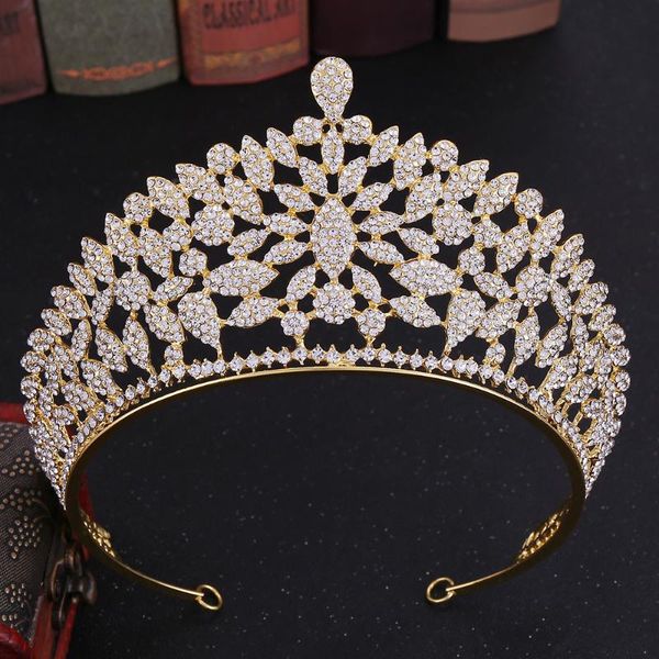 couronne fashion queen big crown diadem luxury crystal leaf headband bridal wedding tiaras for women beauty pageant hair jewelry, Golden;silver
couronne fashion queen big crown diadem luxury crystal leaf headband bridal wedding tiaras for women beauty pageant hair jewelry, Golden;silver