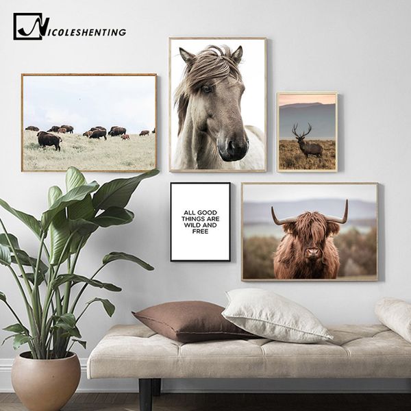 scandinavian poster nordic print deer horse cattle animal wall art canvas painting wild field nature picture living room decor
scandinavian poster nordic print deer horse cattle animal wall art canvas painting wild field nature picture living room decor