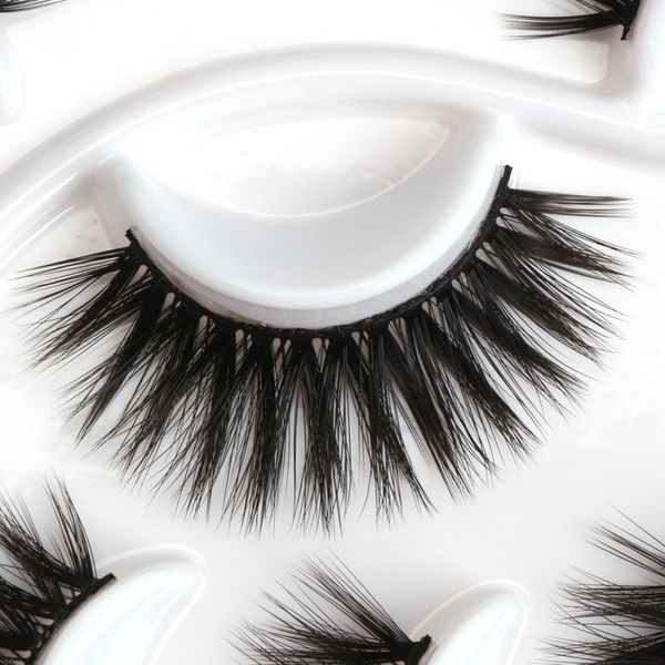 7 пар 3d ложных ресниц макияж наращивание ресниц шелковые ресницы ложных объем