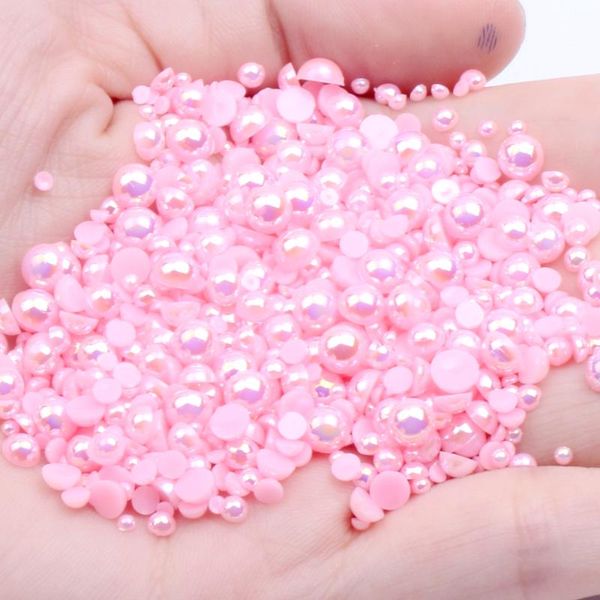 light pink ab half round pearls 2-12mm and mixed sizes imitation flatback glue on resin beads diy craft embellishment, Silver;gold
light pink ab half round pearls 2-12mm and mixed sizes imitation flatback glue on resin beads diy craft embellishment, Silver;gold