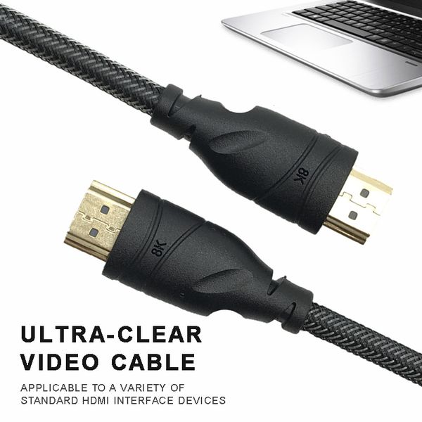 pohiks 1pc high speed hdmi 2.1 ultra-clear video cable 8k 7680x4320 60hz gold-plated connect cables for monitor/tv/projector
pohiks 1pc high speed hdmi 2.1 ultra-clear video cable 8k 7680x4320 60hz gold-plated connect cables for monitor/tv/projector