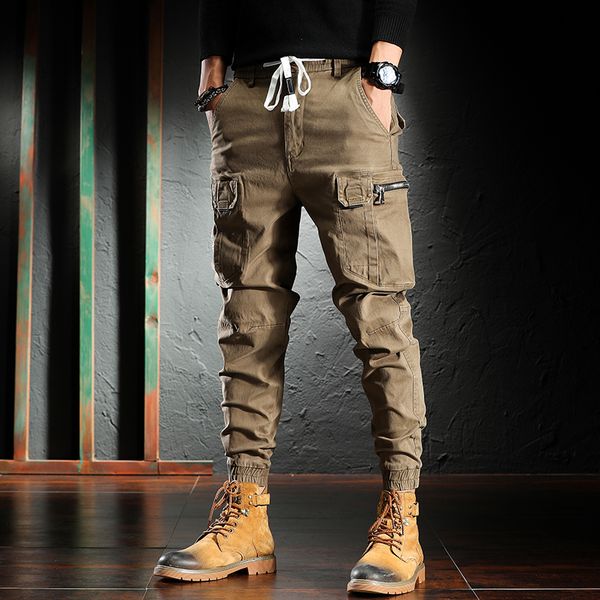 fashion streetwear men jeans autumn newly designer casual cargo pants multi pockets hip hop joggers harem trousers, Blue
fashion streetwear men jeans autumn newly designer casual cargo pants multi pockets hip hop joggers harem trousers, Blue