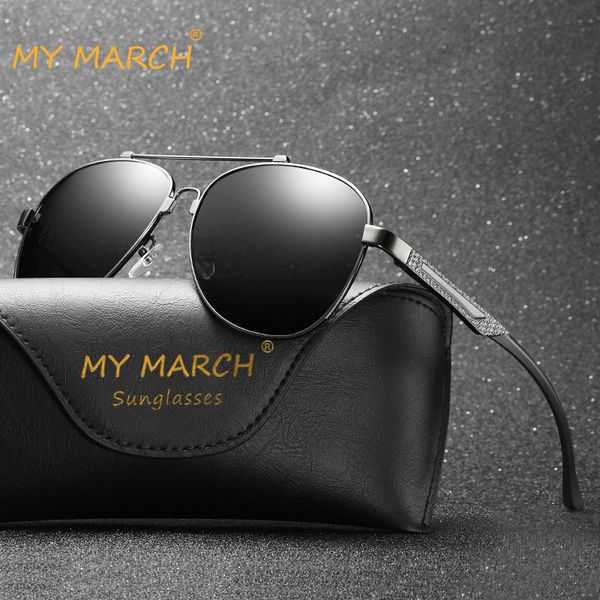 mymarch fashion men's polarized sunglasses square aluminum magnesium sun glasses retro classic driving glasses uv400 protection, White;black
mymarch fashion men's polarized sunglasses square aluminum magnesium sun glasses retro classic driving glasses uv400 protection, White;black