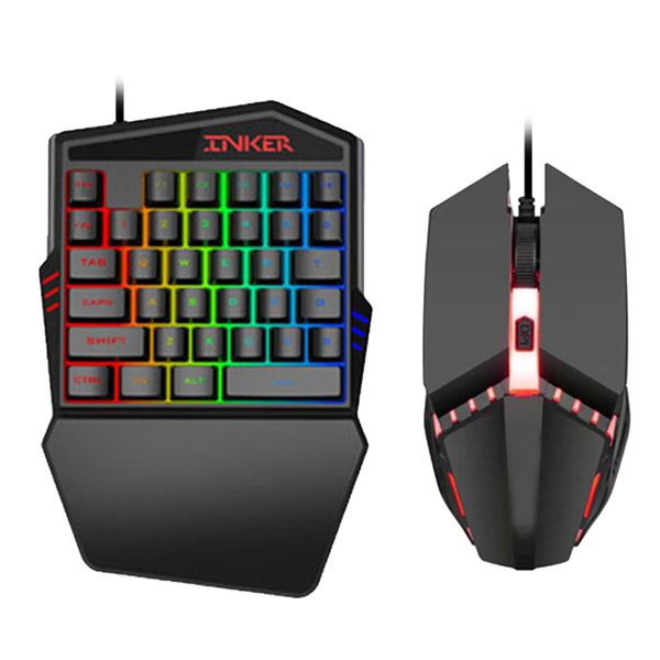 one hand rgb gaming keyboard and backlit mouse combo, single hand mechanical feeling keyboard with wrist rest support, gaming keyboard set
one hand rgb gaming keyboard and backlit mouse combo, single hand mechanical feeling keyboard with wrist rest support, gaming keyboard set