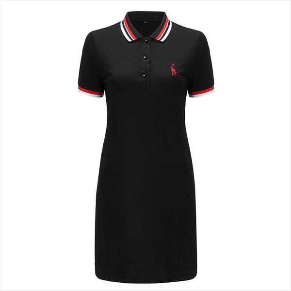 2020 giraffe brand summer dress solid color women dress short-sleeved long style polo women dress female, Black;gray
2020 giraffe brand summer dress solid color women dress short-sleeved long style polo women dress female, Black;gray
