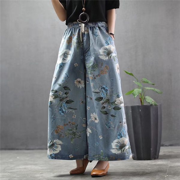 women's pants & capris women long pant 2021 summer loose big code printing wide legged cowboy leisure joker washed denim elastic waist, Black;white
women's pants & capris women long pant 2021 summer loose big code printing wide legged cowboy leisure joker washed denim elastic waist, Black;white