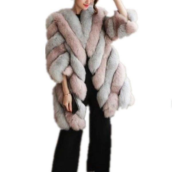 women fashion winter long sleeve luxury faux fur coat warm coat overcoat thick faux fur jacket long outwear, Black
women fashion winter long sleeve luxury faux fur coat warm coat overcoat thick faux fur jacket long outwear, Black