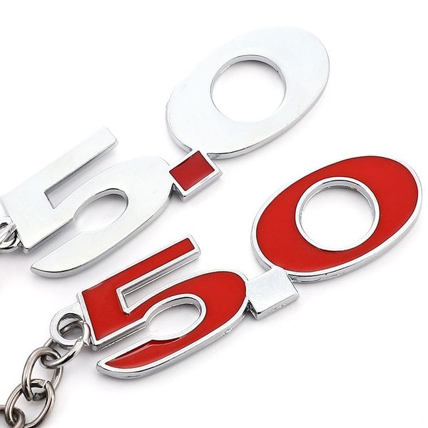 car keychain 5.0 logo badge key ring key holder keyring for ford mustang gt500 land rover focus suv auto car styling, Silver
car keychain 5.0 logo badge key ring key holder keyring for ford mustang gt500 land rover focus suv auto car styling, Silver