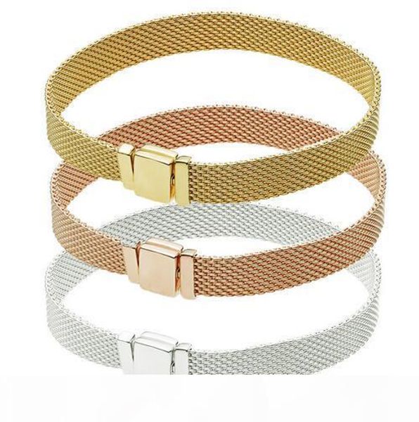 2018 reflections bracelet 100% 925 sterling silver popular bracelets fit designer reflections clip charm for women men gift fine jewelry, Black
2018 reflections bracelet 100% 925 sterling silver popular bracelets fit designer reflections clip charm for women men gift fine jewelry, Black