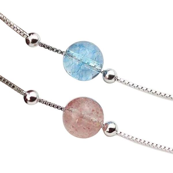strawberry crystal bracelet adjustable energy stone bracelet jewellery gift xxfd, Golden;silver 
strawberry crystal bracelet adjustable energy stone bracelet jewellery gift xxfd, Golden;silver