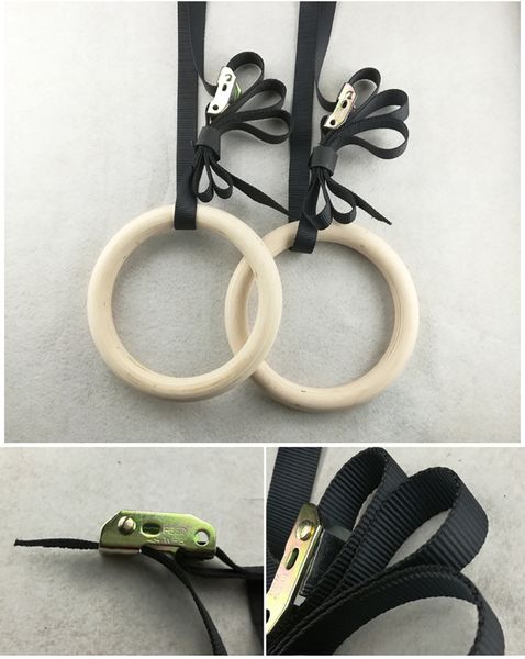 heavy duty quality 1pair/lot wood 1.1" portable gymnastics rings for muscle building fitness gym crossfit strength training
heavy duty quality 1pair/lot wood 1.1" portable gymnastics rings for muscle building fitness gym crossfit strength training