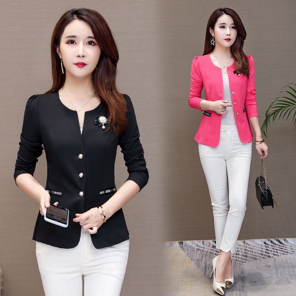 new spring autumn womens formal elegant jackets coats plus size female v-neck long sleeve jackets ladies short outwear coat
new spring autumn womens formal elegant jackets coats plus size female v-neck long sleeve jackets ladies short outwear coat