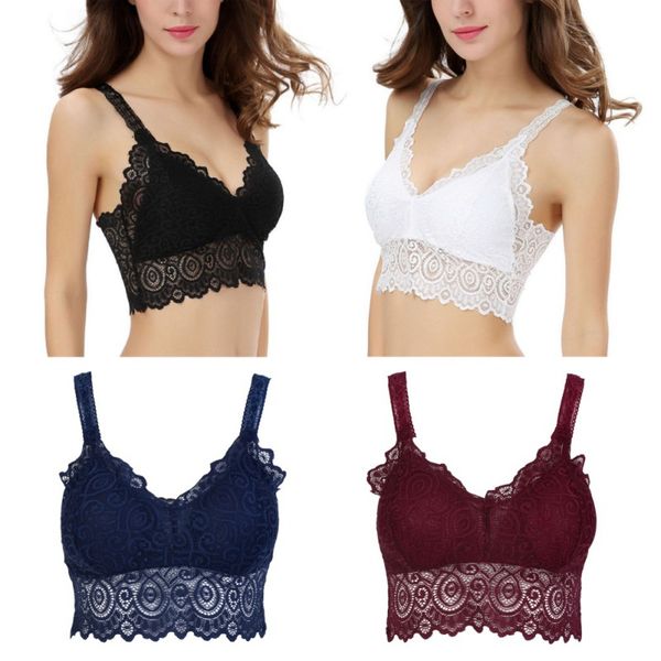 women lingerie lace bra backless bralette super gathering push up girls bra crop wireless women seamless padded bras, White;black
women lingerie lace bra backless bralette super gathering push up girls bra crop wireless women seamless padded bras, White;black