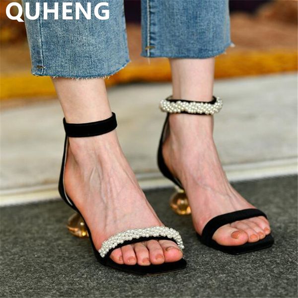 transparent round beaded high heel women's sandals fashion pearl decoration black suede female sandales wedding party dress shoe
transparent round beaded high heel women's sandals fashion pearl decoration black suede female sandales wedding party dress shoe