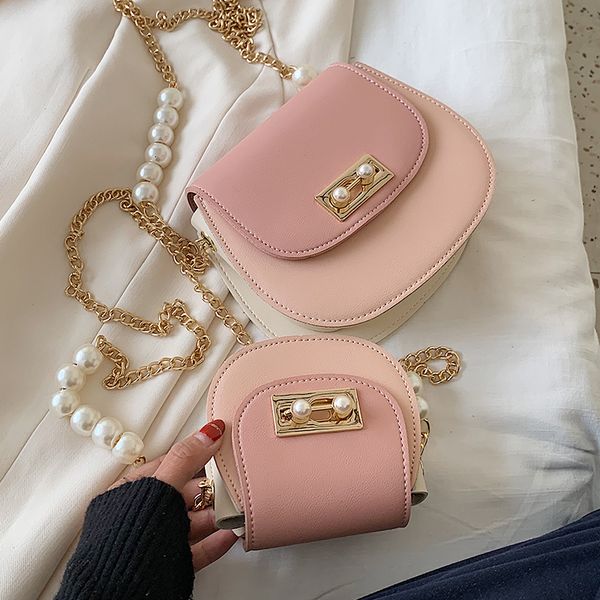 contrast color mini saddle bag 2020 summer new leather women's designer handbag pearl chain shoulder messenger bag
contrast color mini saddle bag 2020 summer new leather women's designer handbag pearl chain shoulder messenger bag