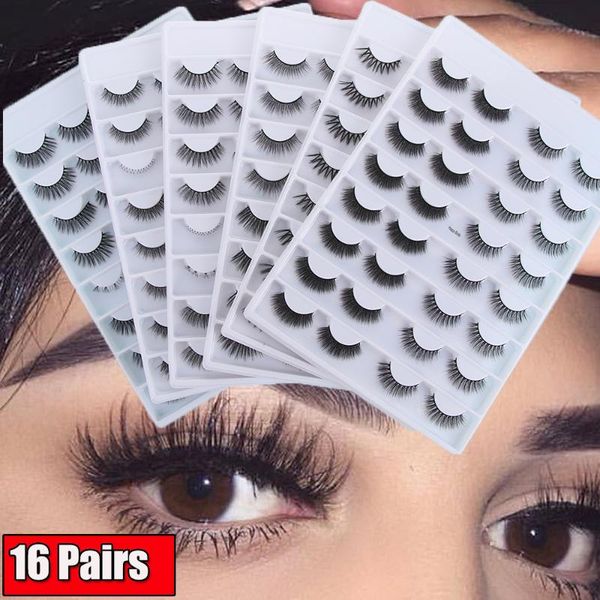 new !! 16 пар mix style 3d норковые ложные ресницы natural cross wispies lash ручной очаровательные глаз красоты косметика инструменты
new !! 16 пар mix style 3d норковые ложные ресницы natural cross wispies lash ручной очаровательные глаз красоты косметика инструменты