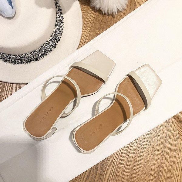 star summer slippers med heels party mules shoes ladies 2023 new womens designer sandals fashion concise pu, Black
star summer slippers med heels party mules shoes ladies 2023 new womens designer sandals fashion concise pu, Black