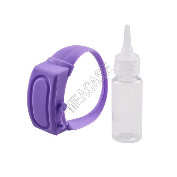 Women Wrist Hand Sanitizer Dispenser Portable Silicone Hand Sanitizer Bracelet Wearable Wristbands Hand Washing Sanitizer Holder D81911