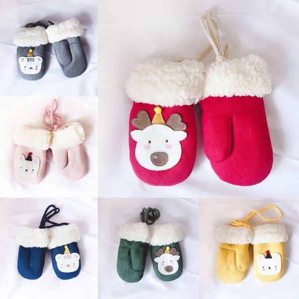 children gloves newborn kids winter warm knitted gloves cute cartoon bear hang neck mittens, Slivery;white
children gloves newborn kids winter warm knitted gloves cute cartoon bear hang neck mittens, Slivery;white