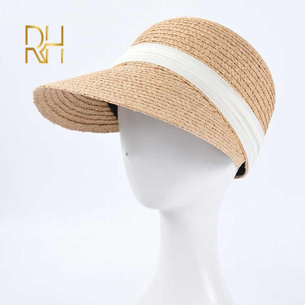 rh sun shade visor women wide brim beach caps with chiffon ribbon female straw baseball raffia hat, Blue;gray
rh sun shade visor women wide brim beach caps with chiffon ribbon female straw baseball raffia hat, Blue;gray
