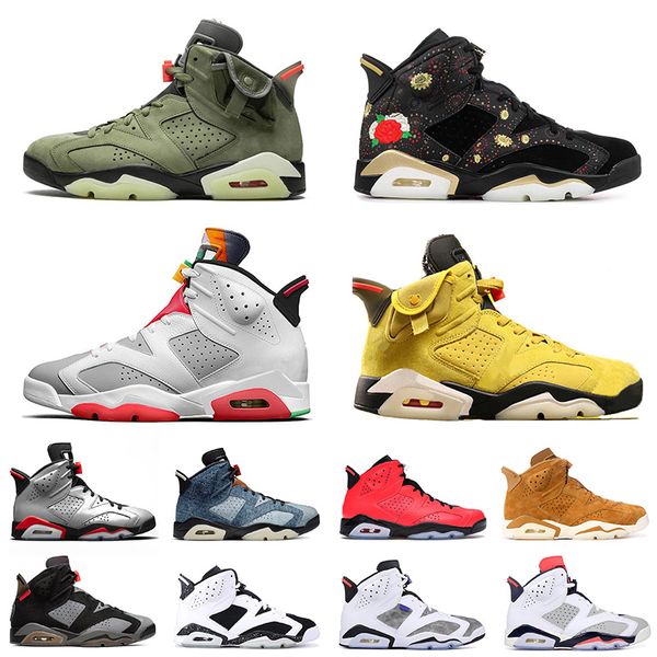 2020 new arrival jumpman 6 6s smoke grey quai 54 hommes mens basketball shoes trainers sports sneakers