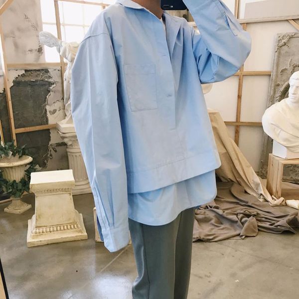 2020 spring and autumn new youth popular personality loose solid color stand collar long sleeve shirt fashion casual -xl, White;black
2020 spring and autumn new youth popular personality loose solid color stand collar long sleeve shirt fashion casual -xl, White;black