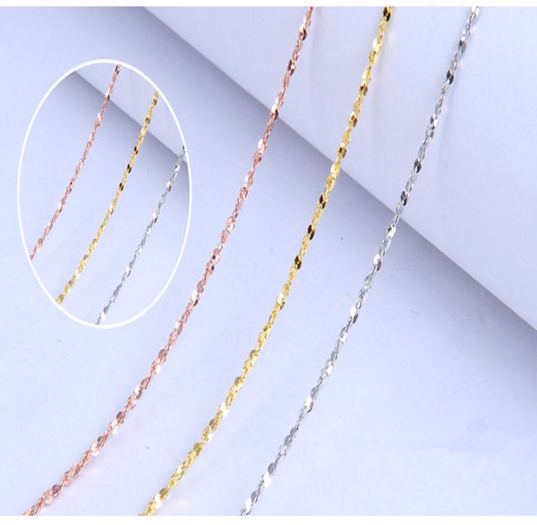 0.8mm gypsophila necklace s925 sterling silver gold-plated chain female jewelry wearing chain
0.8mm gypsophila necklace s925 sterling silver gold-plated chain female jewelry wearing chain