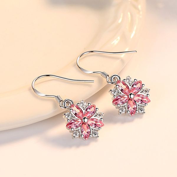 pink jelly pink zircon flower drop earrings for women earing dangle earring earings jewelry brincos oorbellen pendientes a948, Silver
pink jelly pink zircon flower drop earrings for women earing dangle earring earings jewelry brincos oorbellen pendientes a948, Silver