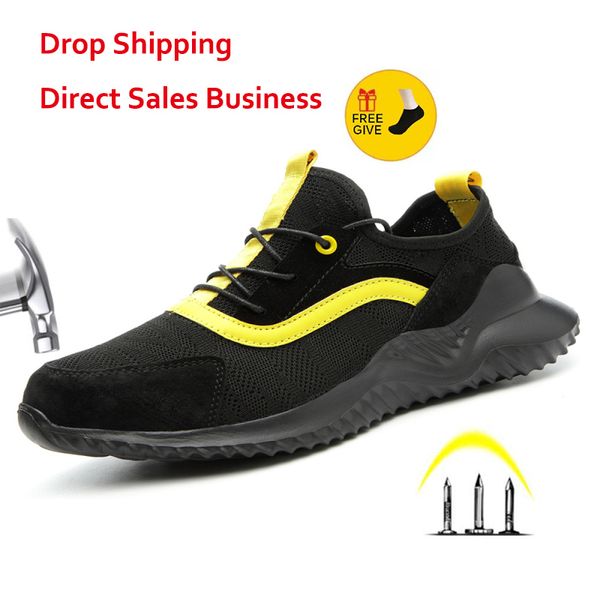 xpuhgm drop shipping men's and women steel toe protective anti smashing work shoes men puncture proof safety shoes sneakers men, Black
xpuhgm drop shipping men's and women steel toe protective anti smashing work shoes men puncture proof safety shoes sneakers men, Black