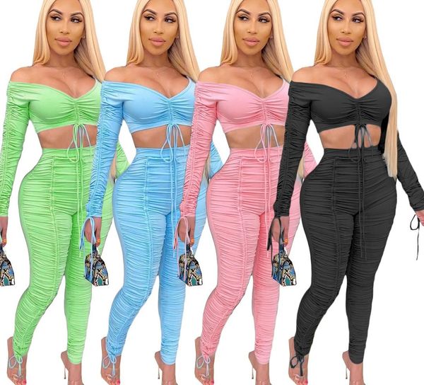women set two pieces sets summer tracksuits full sleeve v-neck +leggings pants suit draped fitness outfits 6308, Gray
women set two pieces sets summer tracksuits full sleeve v-neck +leggings pants suit draped fitness outfits 6308, Gray