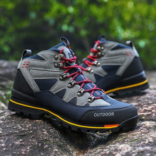 professional oudoor hiking shoes men waterproof leather shoes mountain climbing ankle boots trekking sneakers men hunting
professional oudoor hiking shoes men waterproof leather shoes mountain climbing ankle boots trekking sneakers men hunting