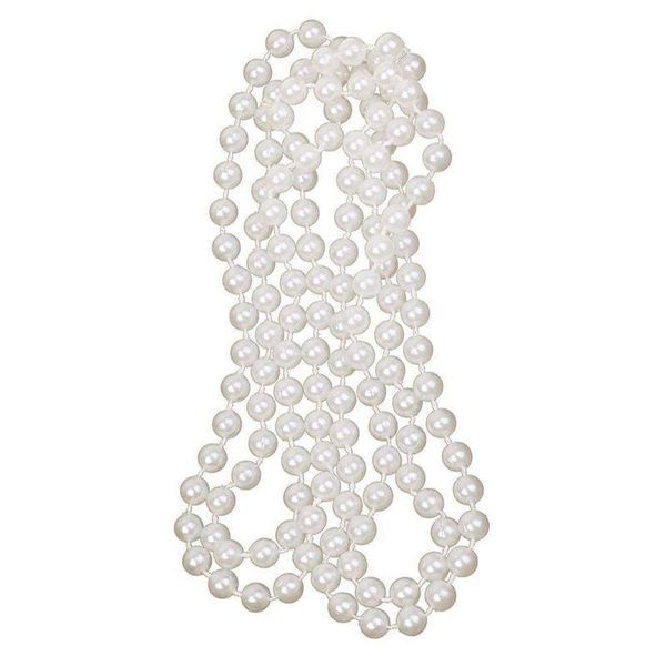 long artificial pearl necklace white jewelry accessory for flapper girl costume 1920s, Silver
long artificial pearl necklace white jewelry accessory for flapper girl costume 1920s, Silver