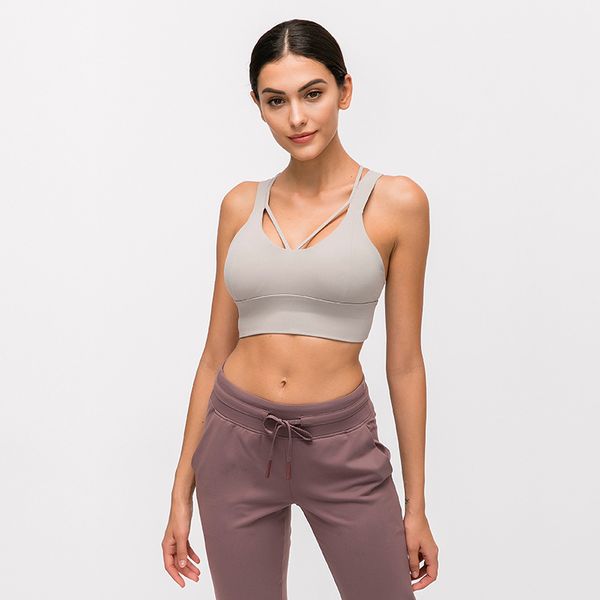 seamless gymwear fitness sports bra strappy crop padded high impact shockproof running workout professtional sportswear, White;black
seamless gymwear fitness sports bra strappy crop padded high impact shockproof running workout professtional sportswear, White;black