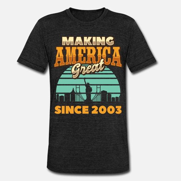 making america great since 2003 retro birthday t shirt men knitted short sleeve o neck formal cute building spring autumn outfit shirt
making america great since 2003 retro birthday t shirt men knitted short sleeve o neck formal cute building spring autumn outfit shirt