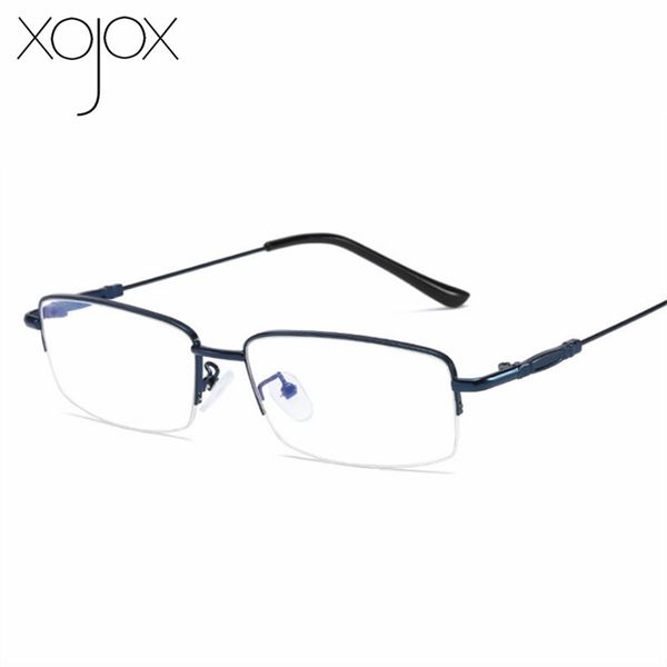 xojox anti-blue glasses frame women men optical computer spectacle frames metal half frame clear lens business fake glasses, Black
xojox anti-blue glasses frame women men optical computer spectacle frames metal half frame clear lens business fake glasses, Black