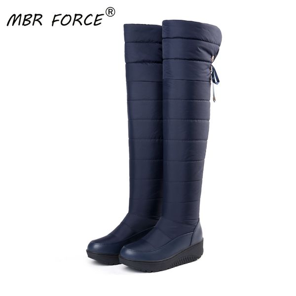 mbr force new fashion warm over the knee snow boots ladies women waterproof winter woman down boots female footwear thick bottom, Black
mbr force new fashion warm over the knee snow boots ladies women waterproof winter woman down boots female footwear thick bottom, Black