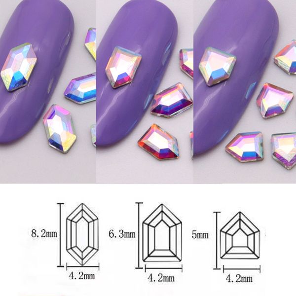 20pcs nail art new diamond crystal glass rhinestone charm colorful 3d effect nail art crystal for decoration, Silver;gold
20pcs nail art new diamond crystal glass rhinestone charm colorful 3d effect nail art crystal for decoration, Silver;gold