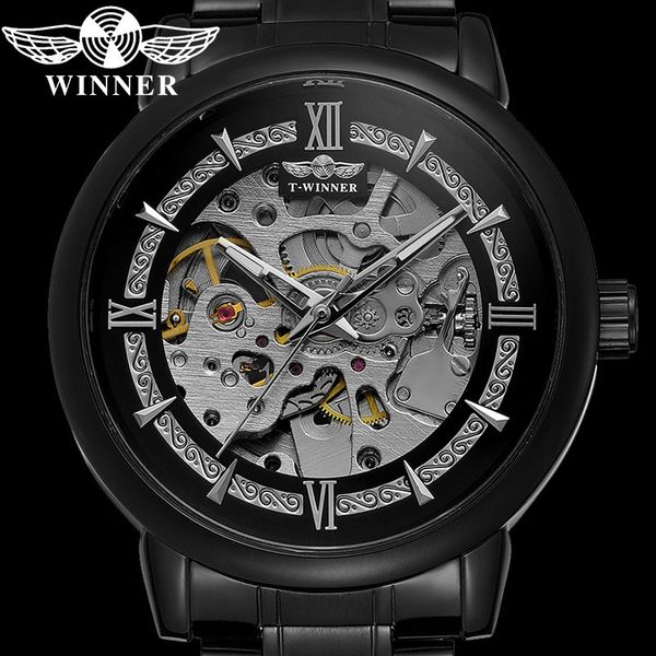 winner automatic mechanical men wristwatch sport male clock stainless steel skeleton man watch 8173, Slivery;brown
winner automatic mechanical men wristwatch sport male clock stainless steel skeleton man watch 8173, Slivery;brown