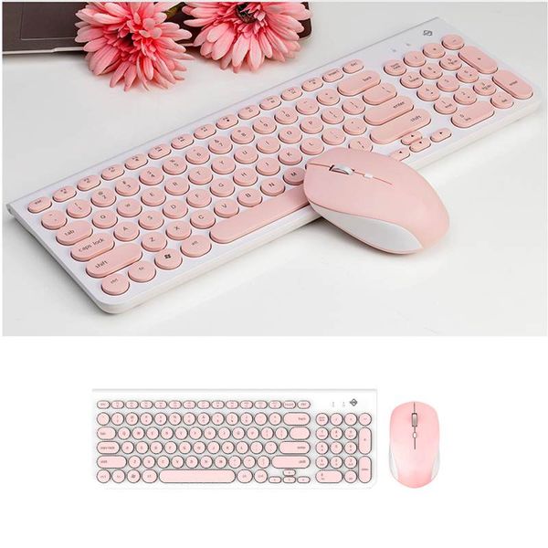 wireless keyboard & mouse set mini silent micro-motion button ergonomic pc keyboard mouse kit for deskcomputer notebook pink
wireless keyboard & mouse set mini silent micro-motion button ergonomic pc keyboard mouse kit for deskcomputer notebook pink